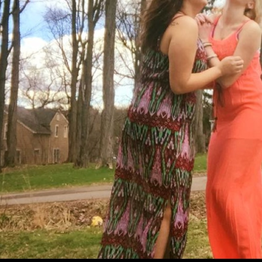 Maxi pattern dress